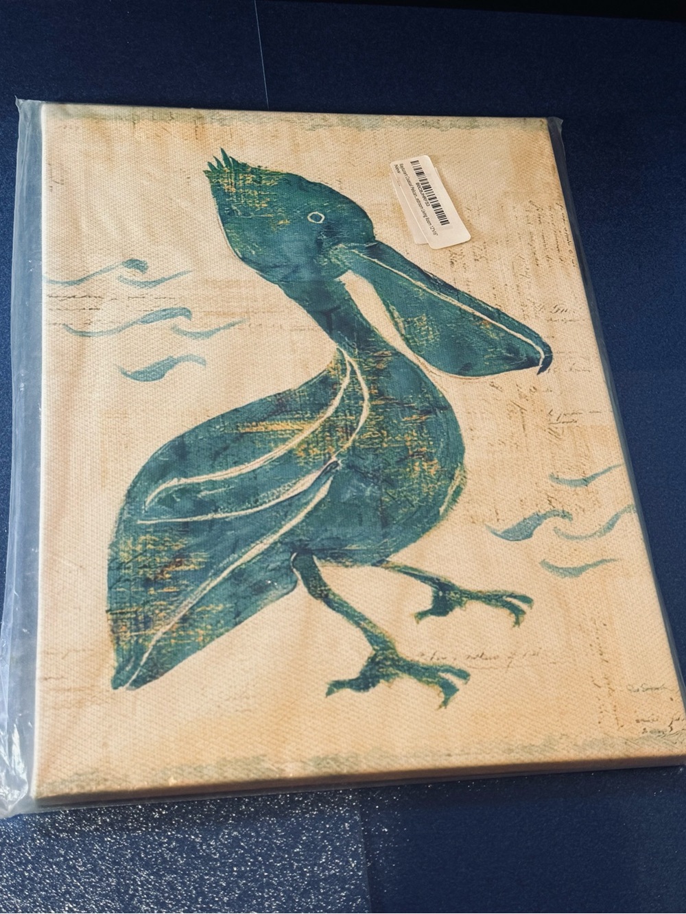 Pelican Canvas Wall Art ( 12x16 )